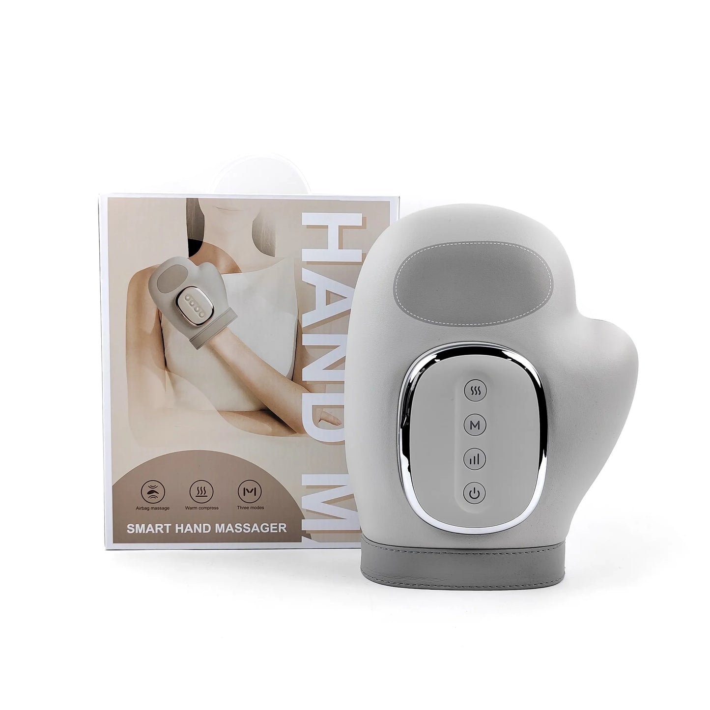 Smart Hand Massager for Pain Relief & Circulation – Heat & Compression Therapy Device