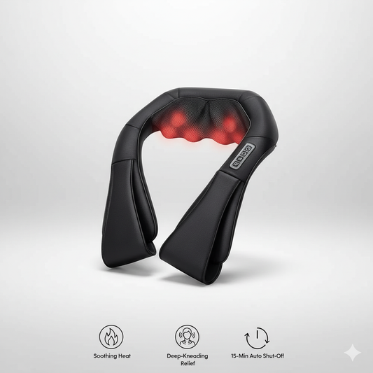 Neck and Shoulder Massager Heated Back Massager U Shape