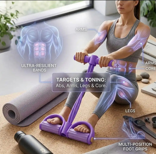 Oasis DailyFit – Premium Multi-Function Pedal Resistance Trainer