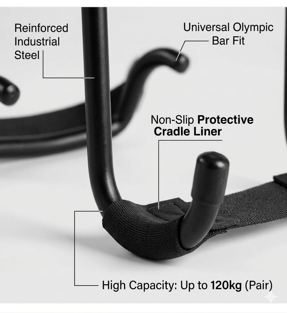 Oasis Hup™ Pro Lift Dumbbell Spotter Hooks