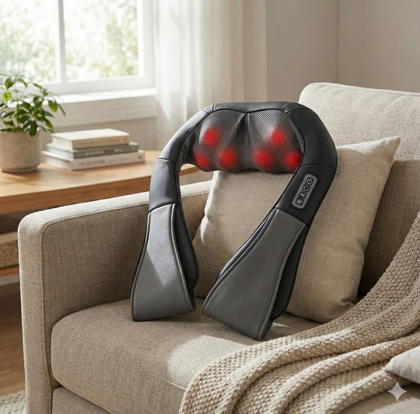 Neck and Shoulder Massager Heated Back Massager U Shape