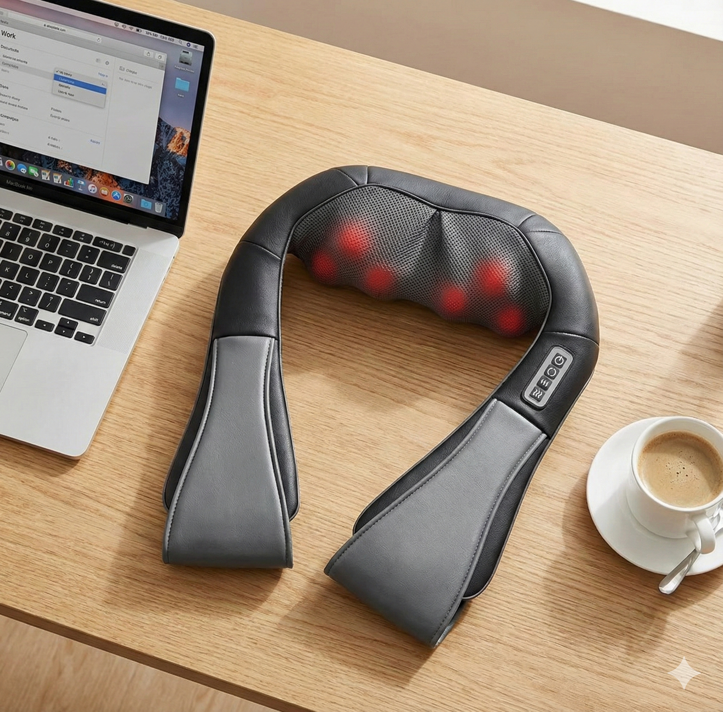 Neck and Shoulder Massager Heated Back Massager U Shape