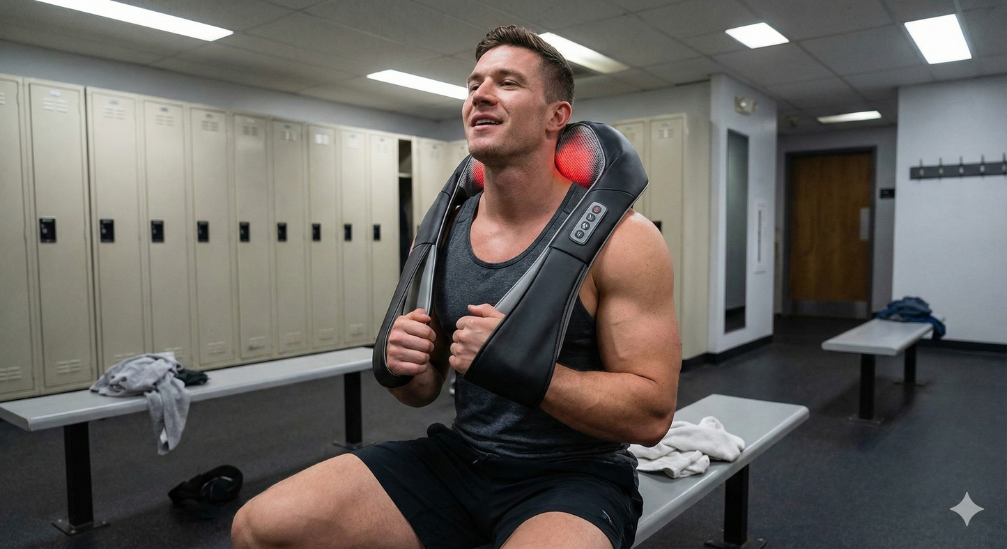 Neck and Shoulder Massager Heated Back Massager U Shape